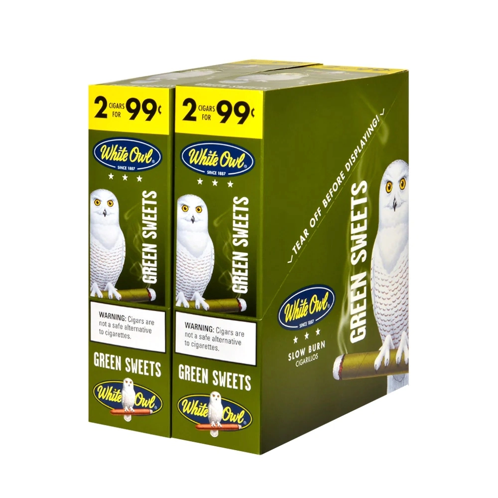 [Q-4007-01] WHITE OWL 2/.99 30/2PK (Green Sweet)