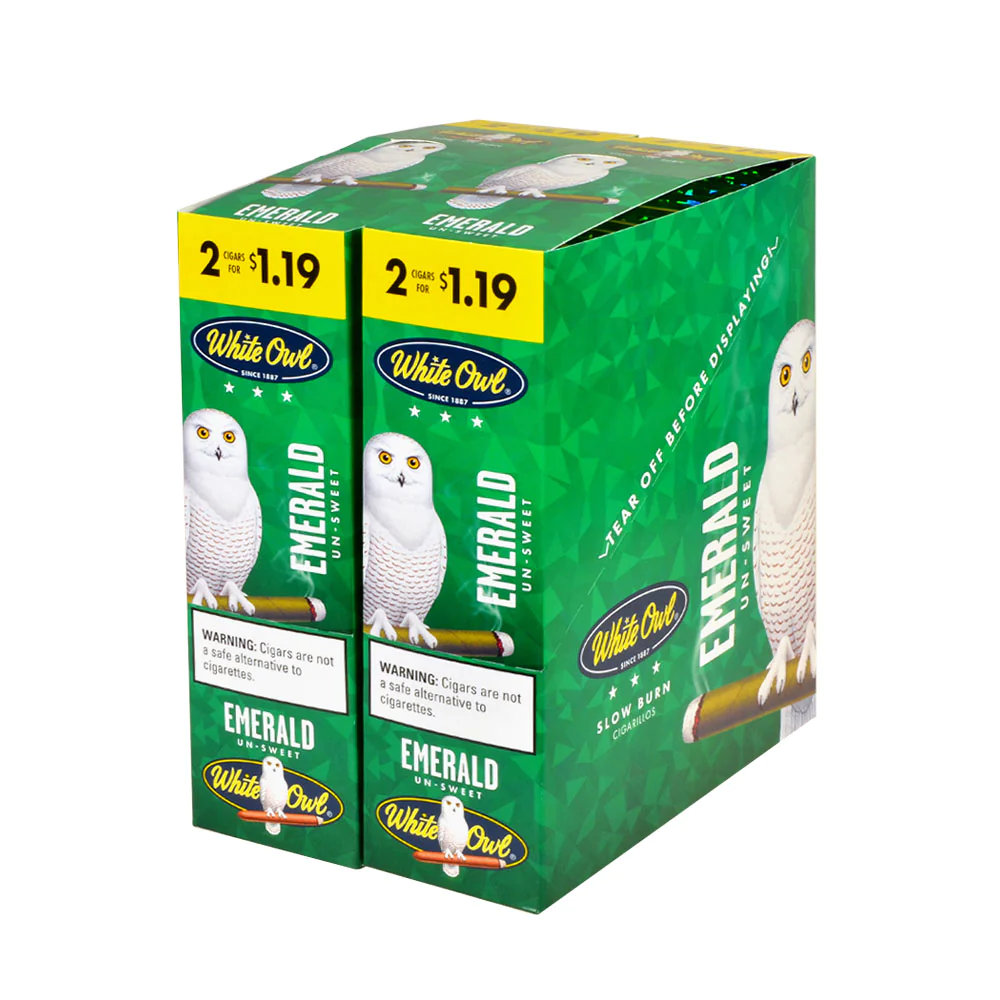 [Q-4008-06] WHITE OWL 2/1 30/2PK (Emerald)