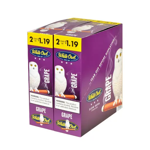 [Q-4008-08] WHITE OWL 2/1.19 30/2PK (Grape)