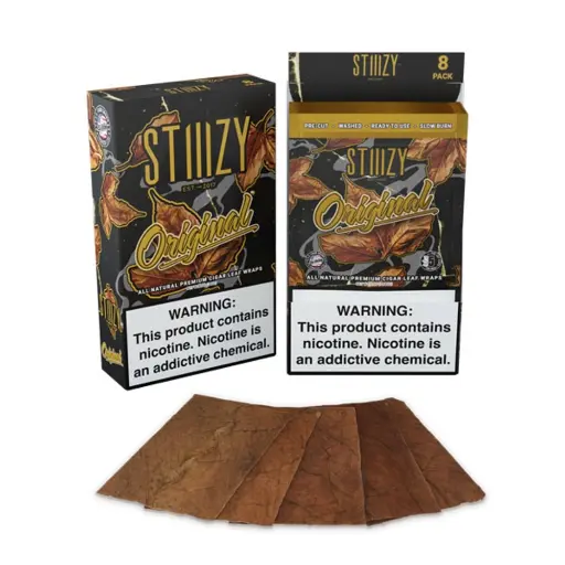 [Q-3635-04] STIIIZY - PREMIUM ALL NATURAL LEAF WRAPS 5CT (Original)