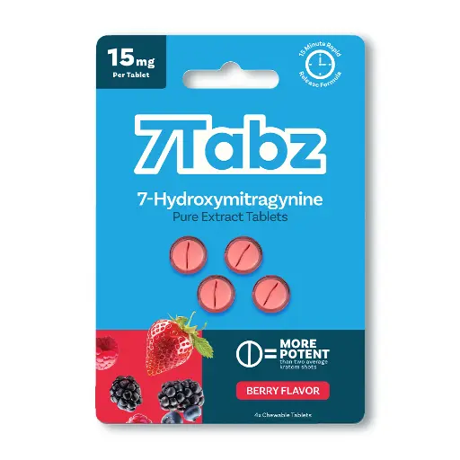 [Q-1199-02] 7TABZ PURE EXTRACT TABLETS | 15MG PER TAB 4CT (Berry)