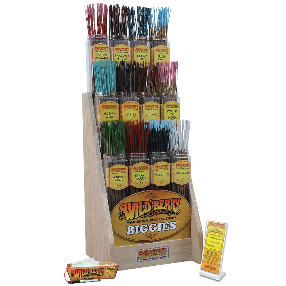 WILD BERRY BIGGIES INCENSE STARTER KIT 12 FRAGRANCE	