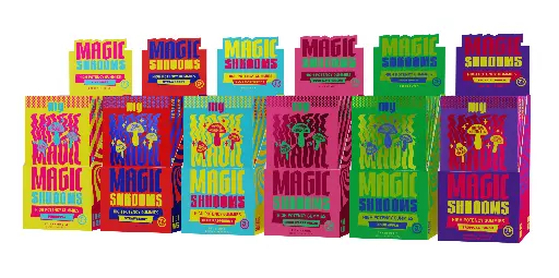 [Q-4380-01] MY MAGIC MUSHROOM GUMMIES 6PK A BOX (Blue Rasberry)