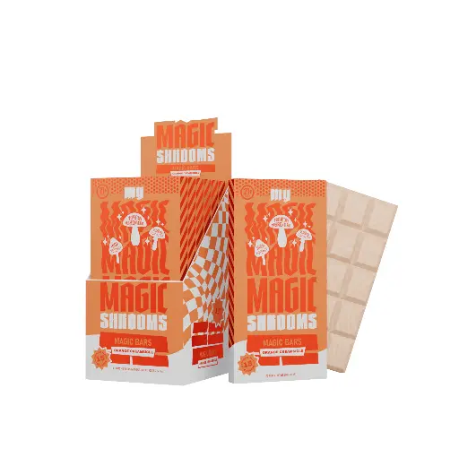 [Q-4361-04] MY MAGIC MUSHROOM CHOCOLATE 6 PER BOX  (Orange Creamsicle)