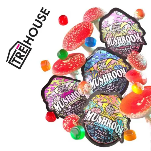 TRE HOUSE MUSHROOM GUMMIES (Blue Raspberry)