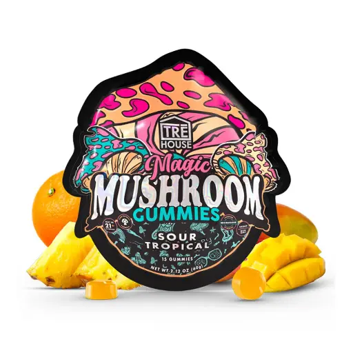 TRE HOUSE MUSHROOM GUMMIES (Sour Tropical)