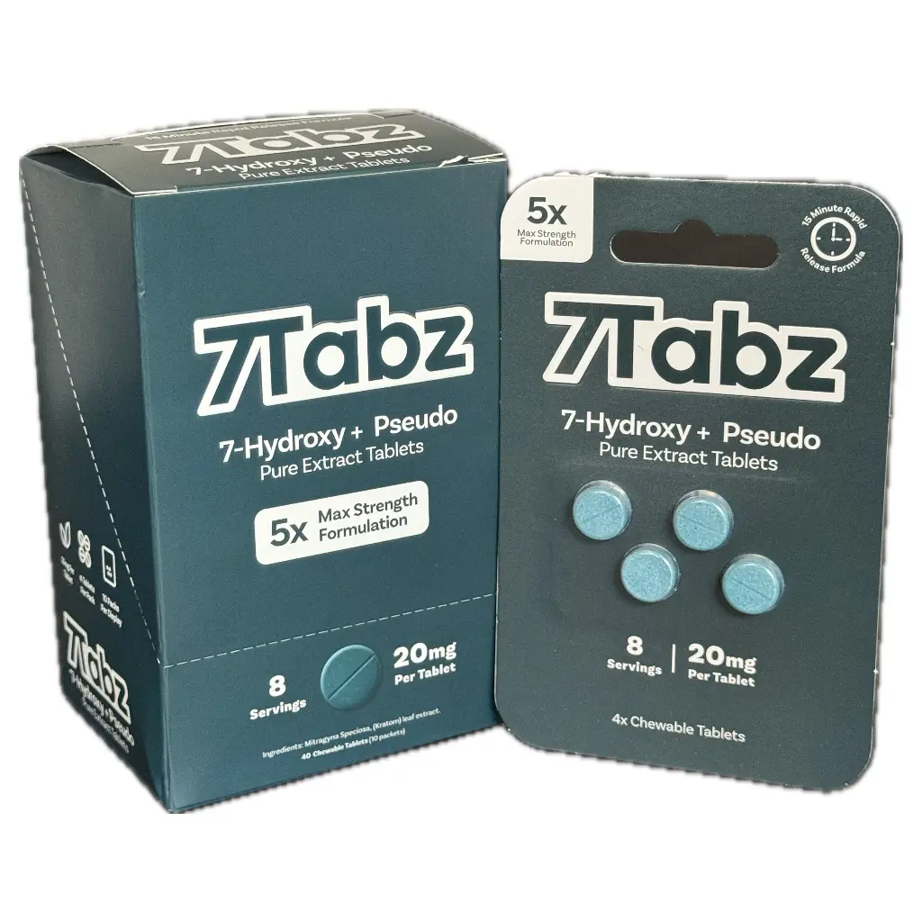 7TABZ 7-HYDROXY+PSEUDO PURE EXTRACT TABLETS | 2MG PER TAB 4CT