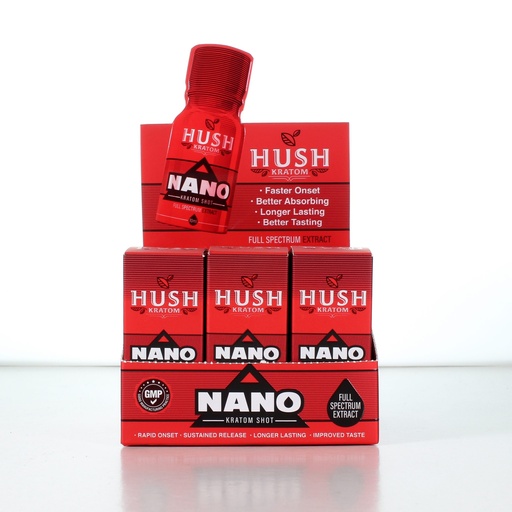 [Q-2627-04] HUSH DISPLAY OF 12CT (Kratom NANO)