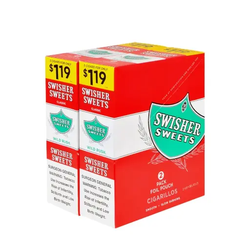 [Q-3644-05] SWISHER SWEET 2/1.19 30/2PK (Wild Rush)