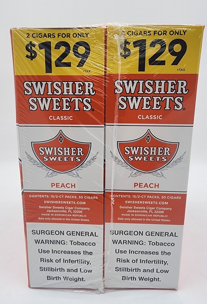 SWISHER SWEET 2/1.29 30/2PK 