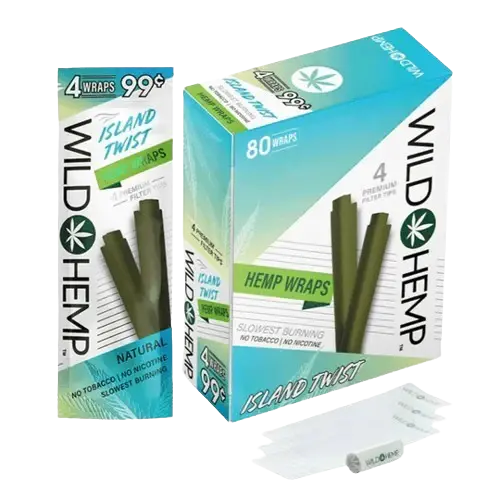 [Q-4070-03] WILD HEMP WRAPS (Island Twist)