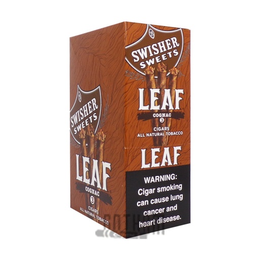 [Q-3648-01] SWISHER SWEET LEAF 3/2.49 10/3PK (COGNAC)