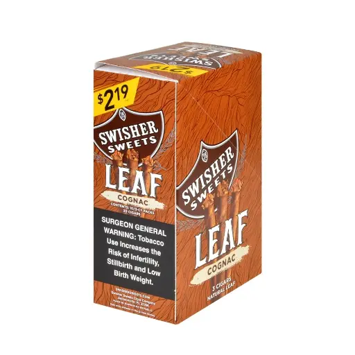 [Q-3650] SWISHER SWEETS LEAF 3/$2.19   (Cognac)