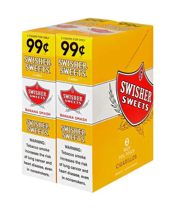 [Q-3643-03] SWISHER SWEET 2/$.99 30/2PK (Banana Smash)