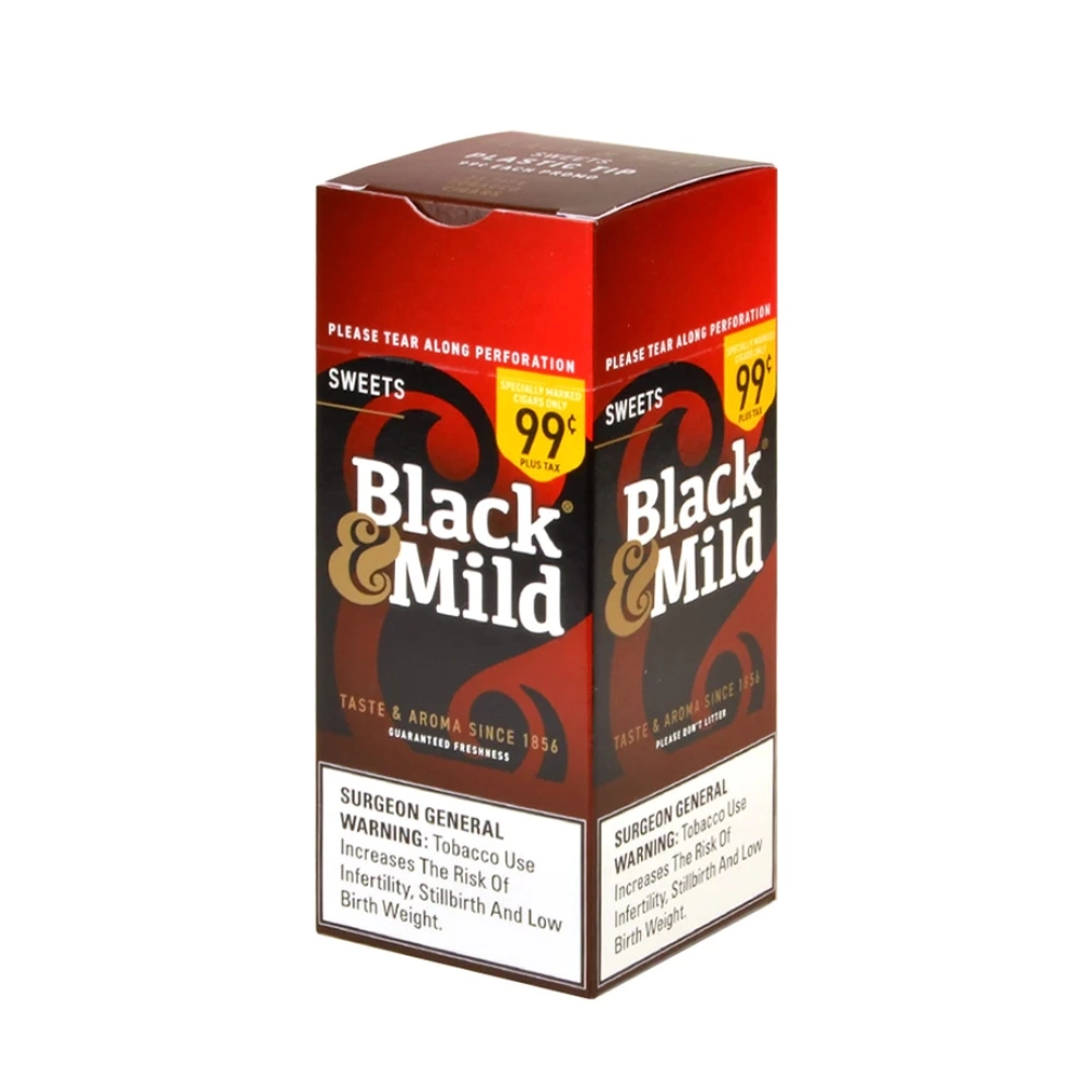 BLACK & MILD WOOD TIP SINGLE