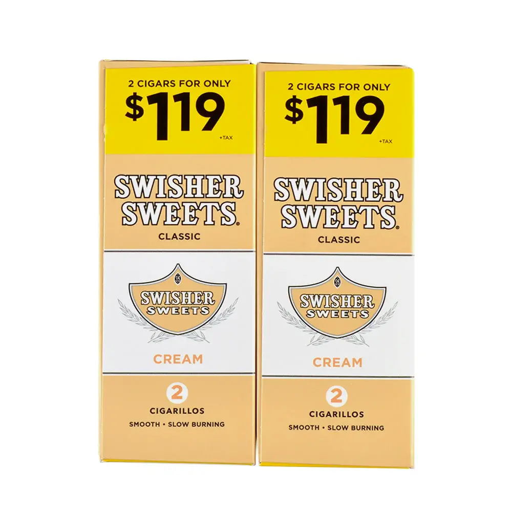 [Q-3644-09] SWISHER SWEET 2/1.19 30/2PK (Cream)