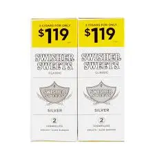 [Q-3644-12] SWISHER SWEET 2/1.19 30/2PK (Silver)
