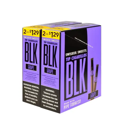 [Q-3647-01] SWISHER SWEET BLK 30/2PK $1.29  (Grape)