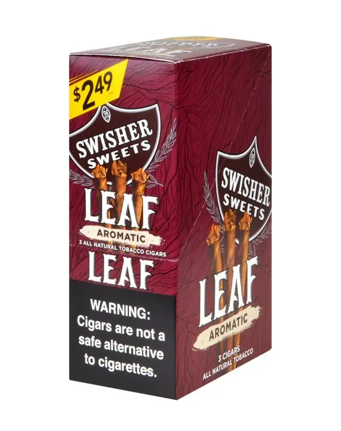 [Q-3648-03] SWISHER SWEET LEAF 3/2.49 10/3PK (Aromatic)