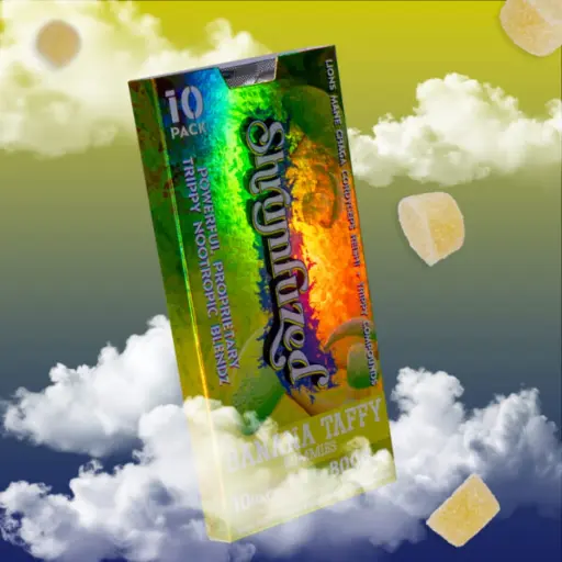 [Q-4352-01] SHRUMFUZED GUMMIES 8000MG  10PK  5 PER BOX (Banana Taffy)