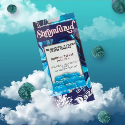 SHRUMFUZED GUMMIES 8000MG 10PK 5PER BOX (Blue Lemonade)