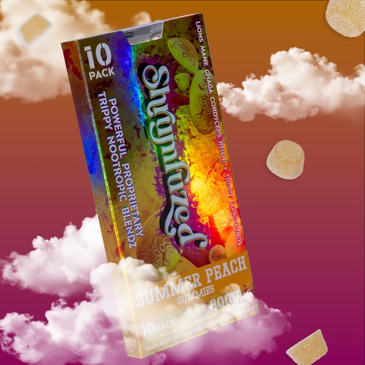 SHRUMFUZED GUMMIES 8000MG 10PK 5PER BOX (Summer Peach)