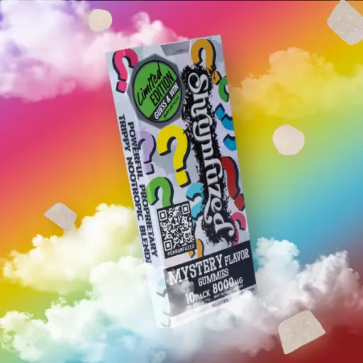 [Q-4352-08] SHRUMFUZED GUMMIES 8000MG  10PK  5 PER BOX (Assorted Flavors)