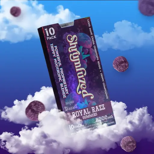 SHRUMFUZED GUMMIES 8000MG 10PK 5PER BOX (Royal Razz)