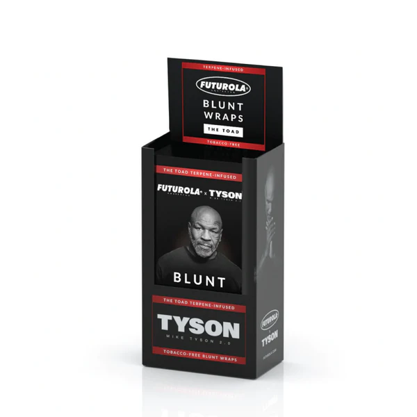 FUTUROLA X TYSON TOBACCO-FREE [25-PACK BOX] BLUNT WRAPS