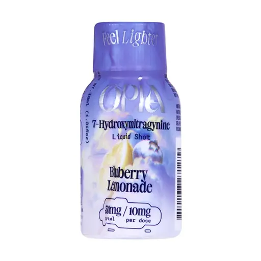 [Q-3023-02] OPIA 7-HYDROXYMITRAGYNINE SHOT 30MG BOX OF 12 (Blueberry Lemonade)