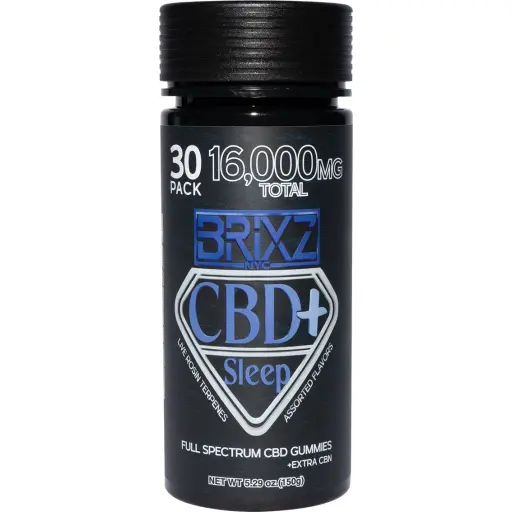 [Q-1539-01] Brixz Gummies 16000 MG 30PK CBD (Sleep)