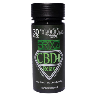 [Q-1539-02] Brixz Gummies 16000 MG 30PK CBD (Relax)