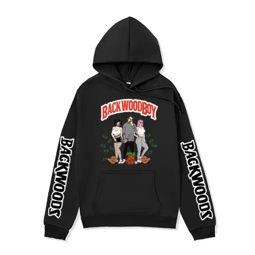 [Q-2567-02] HOODIE MIX COLOR MIX SIZE   (GUY WITH 2 GIRL)