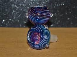 [Q-1038-05] 14MM BOWL (CLEAR HEAD WITH SPOTS IN THE MIDDLE)