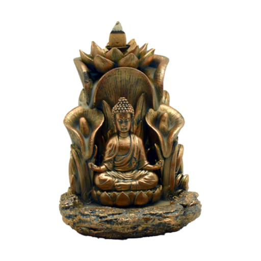 [Q-1939-11] FANTASY GIFT INCENSE BURNER  (BUDDHA BACK FLOW)