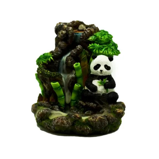 [Q-1939-36] FANTASY GIFT INCENSE BURNER  (PANDA BACK FLOW)