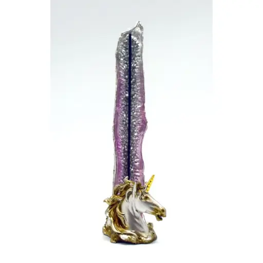 [Q-1939-26] FANTASY GIFT INCENSE BURNER  (STANDING UNICORN)