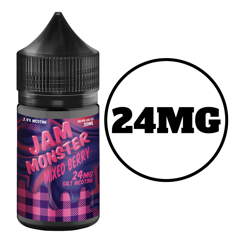 [Q-2650-08] JAM MONSTER SALT 30ML (48MG, Mixed Berry)