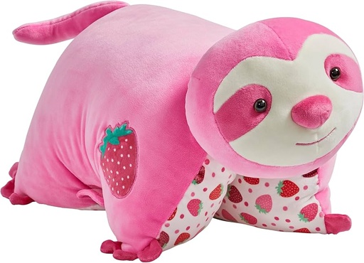 [Q-3073-12] PILLOW MEDIUM SIZE (PINK SLOTH)