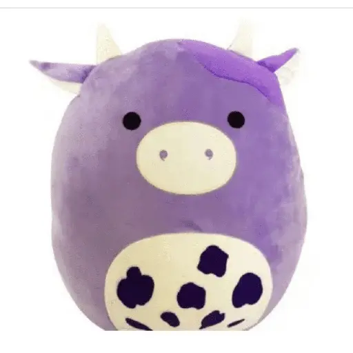 [Q-3073-10] PILLOW MEDIUM SIZE (PURPLE COW)