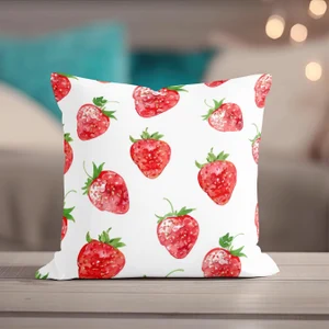 [Q-3074-13] PILLOW SMALL SIZE (STRAWBERRY)