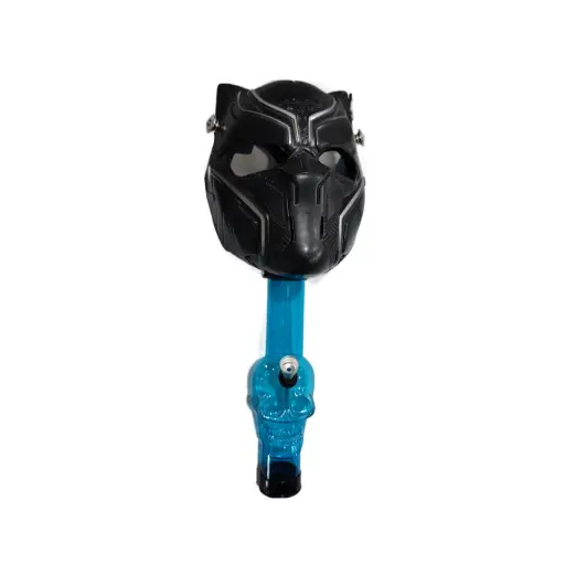 [Q-2064-08] GAS MASK WATER PIPE  (BLACK PANTHER)