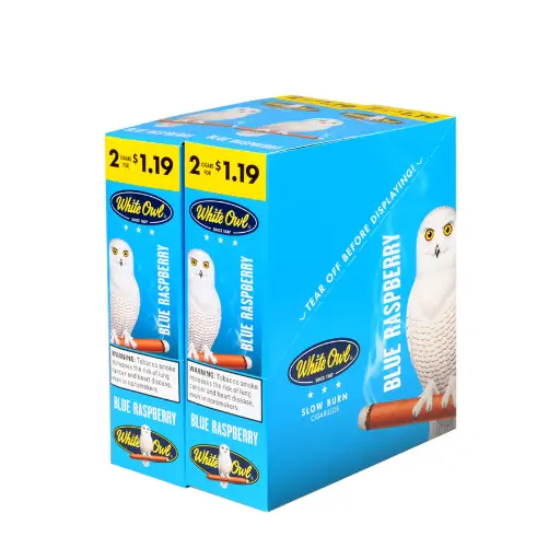 [Q-4009-10] WHITE OWL 2/1.19 30/2PK (Blue Raspberry)