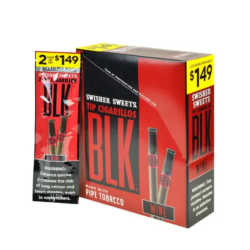 [Q-3646-04] SWISHER SWEET BLK 15 Pack 2 Cigarillo for $1.49 (wine)