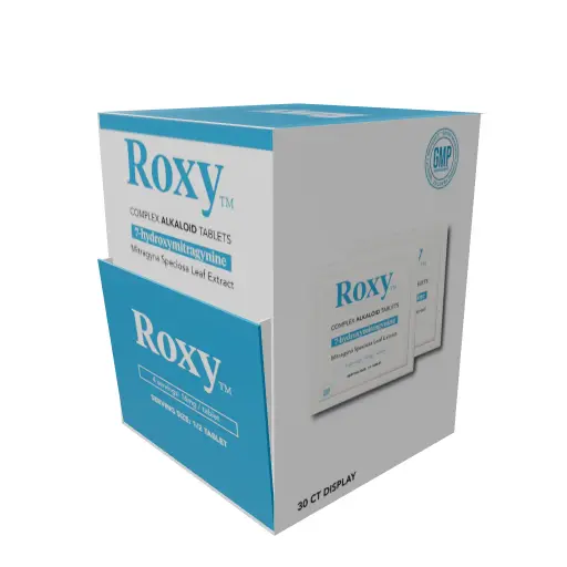 [Q-4227-01] Roxy Complex Alkaloid 7-hydroxymitragynine Tablets (2ct a 30 Display)