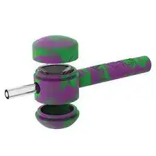 [Q-4029] WHITE RHINO HANDPIPE TO STRAW ORIGINAL (PINK GREEN)