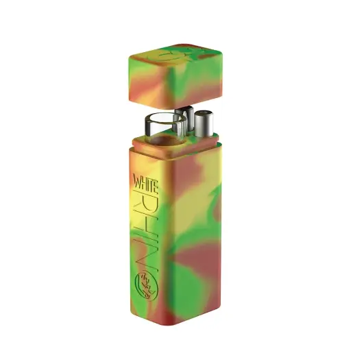 [Q-4046] WHITE RHINO SILICONE DUGOUT ORIGINAL  (RASTA)