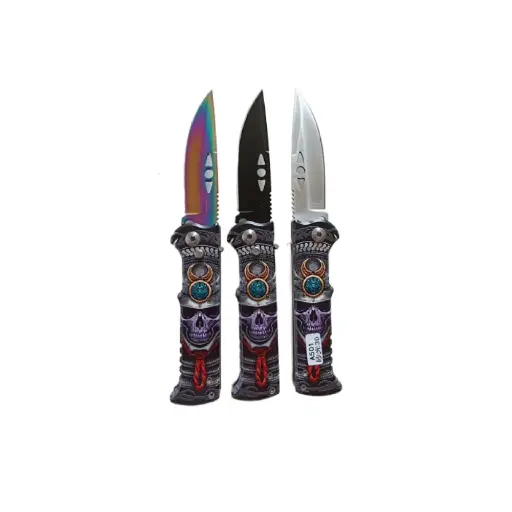 [Q-1705] DEFENSE KNIFE SKULL BASE MULTI DESIGN (PRINCES SOLDIER BASE)