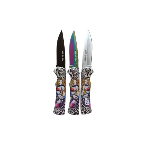 [Q-1706] DEFENSE KNIFE SKULL BASE MULTI DESIGN (SCORPIO BASE)