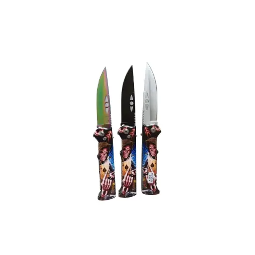 [Q-1708] DEFENSE KNIFE SKULL BASE MULTI DESIGN (SKULL FALL BASE)